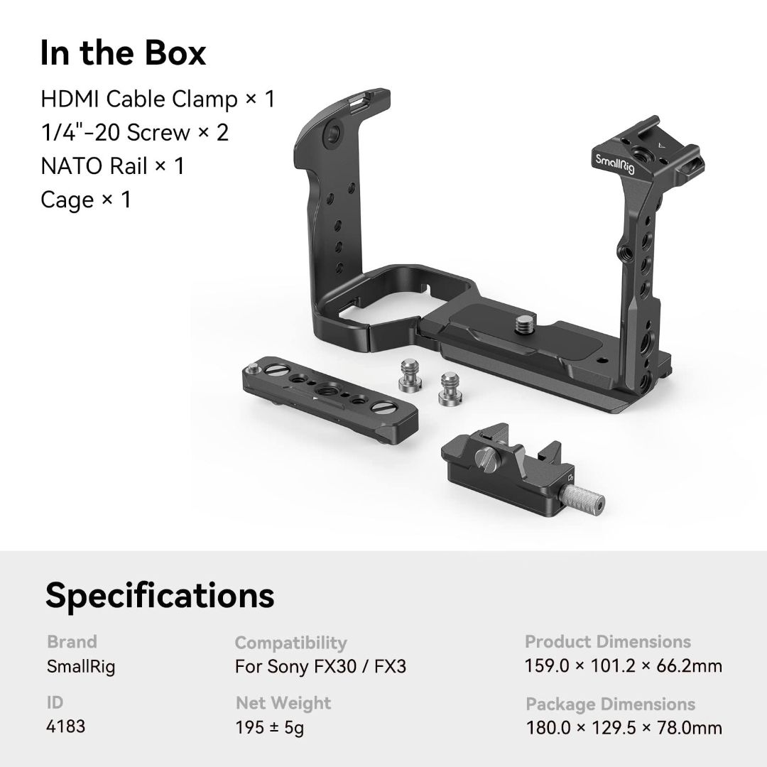 SmallRig Cage za Sony FX30 / FX3 4183 - 5